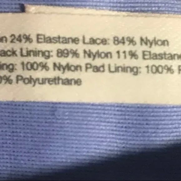 Jcrew 48$ Everyday T-shirt bra with lace trim SZ 34D Color:Light Peri - Picture 7 of 7